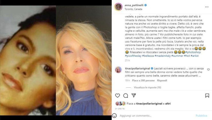 Anna Pettinelli Instagram attacco - 24082022 - Arllex.it