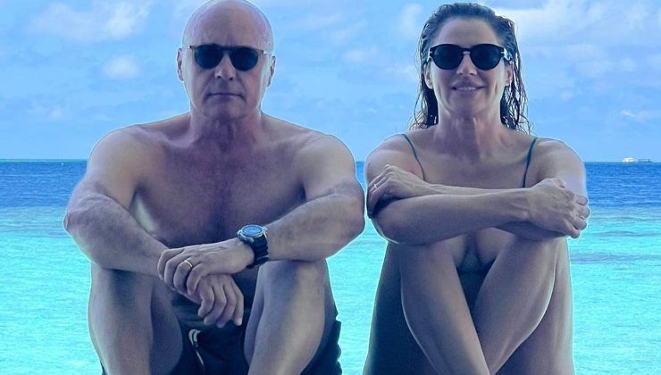 Luca Zingaretti e Luisa Ranieri, Maldive