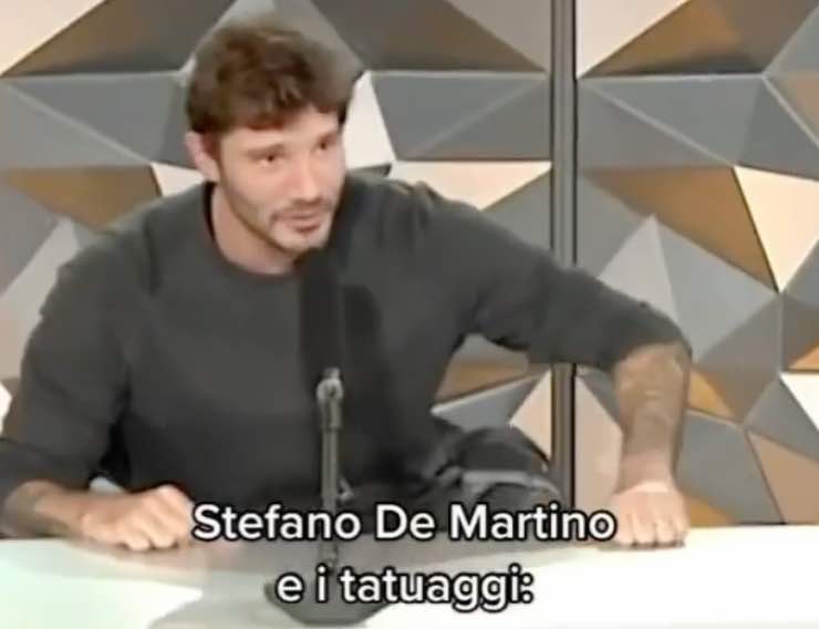 tatuaggi stefano de martino 