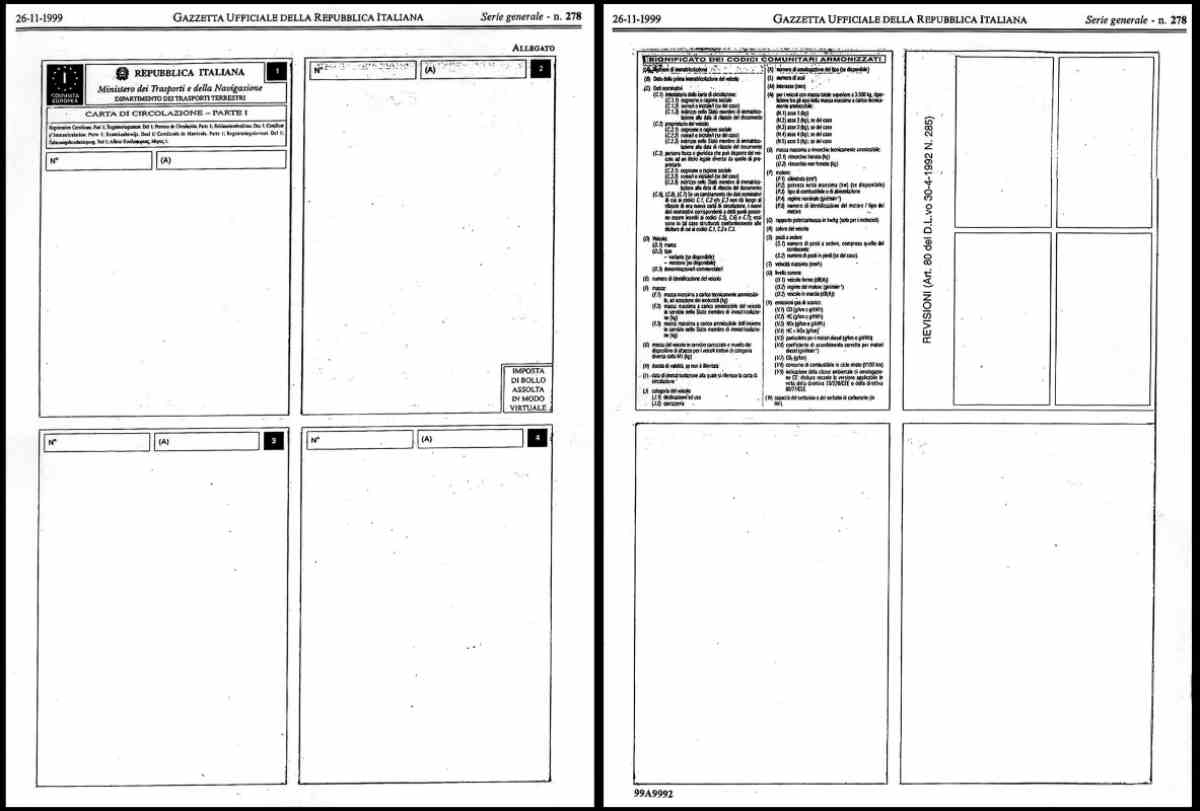 Nuovo Documento Unico di circolazione e proprietà