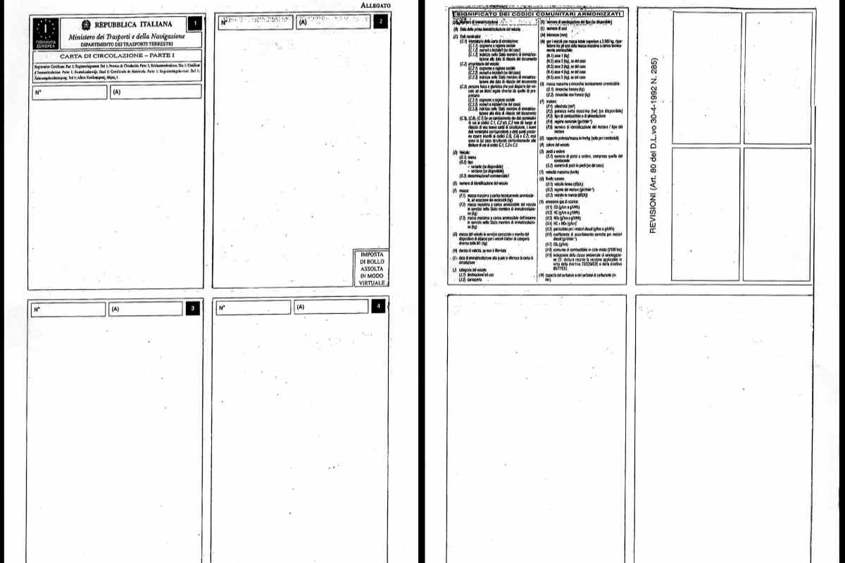 Nuovo Documento Unico di circolazione e proprietà