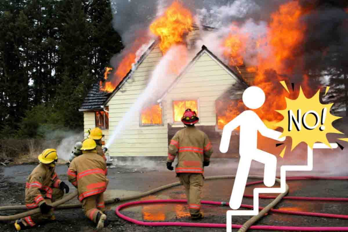 Incendio in casa: come comportarsi 