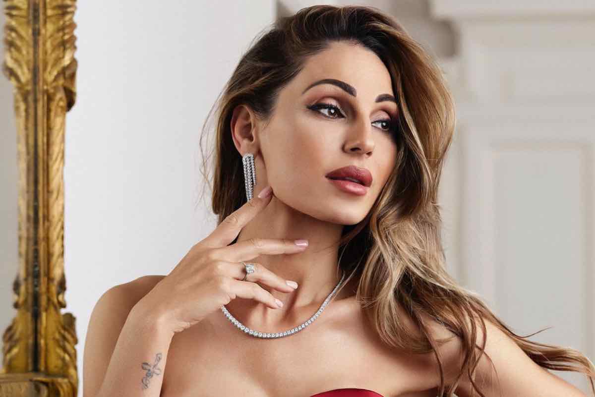 Anna Tatangelo e il messaggio al figlio Andrea