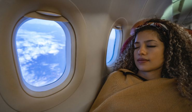 riposare in aereo