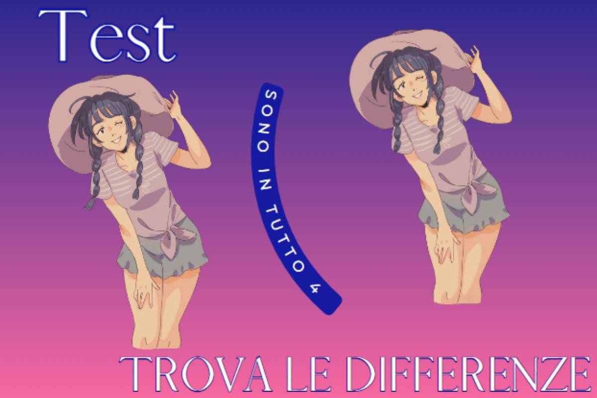 test differenze anime girl