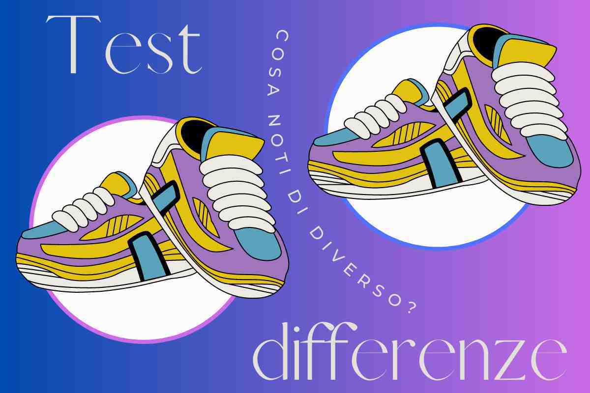 Test differenze scarpe